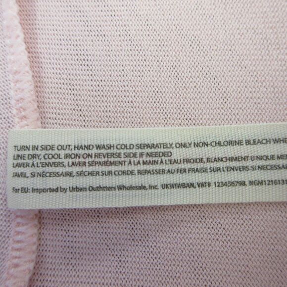 FREE PEOPLE INTIMATELY Got Glam Mesh Slip Dress Size L ***FLAW*** Pink Salt NWT - Picture 8 of 11